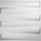 Ekena Millwork Naomi EnduraWall Decorative 3D Wall Panel, White, 19 5/8"W x 19 5/8"H WP20X20NAWH - alternate 1